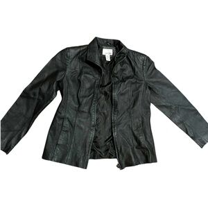 EAST 5th vintage black leather jacket